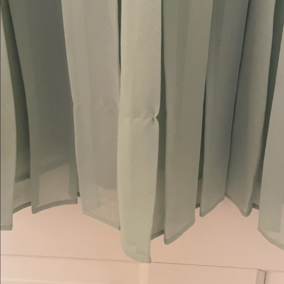 Mint Green BCBGeneration Pleated Party Dress - Picture 4 of 5